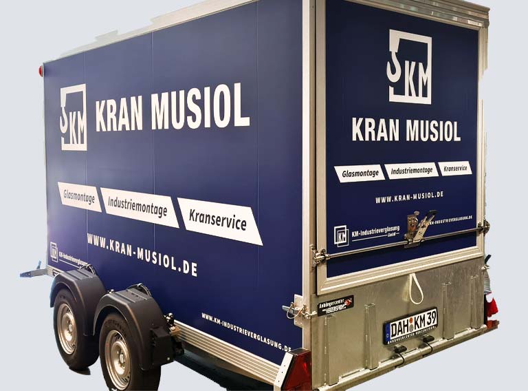 Luggage trailer Kran Musiol